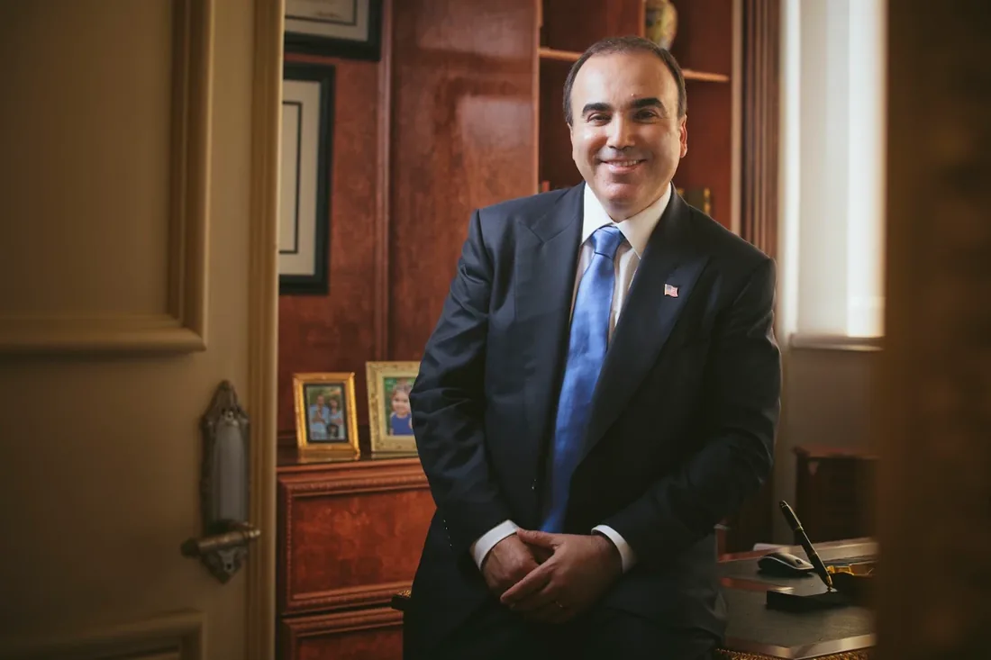 P. Mark Shayani, founding attorney of Pacific Attorney Group, in his Los Angeles office